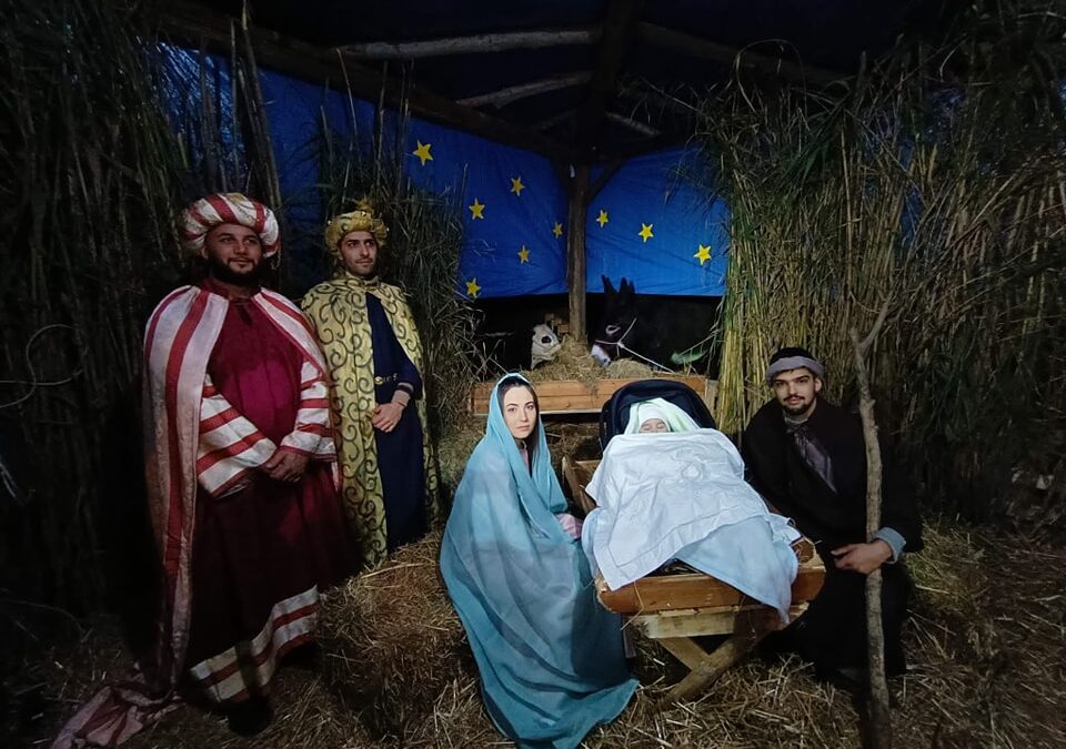 In CALABRIA, a Barritteri, la VI edizione del PRESEPE VIVENTE: In uno dei luoghi caratteristici del Centro storico, grande partecipazione di popolo